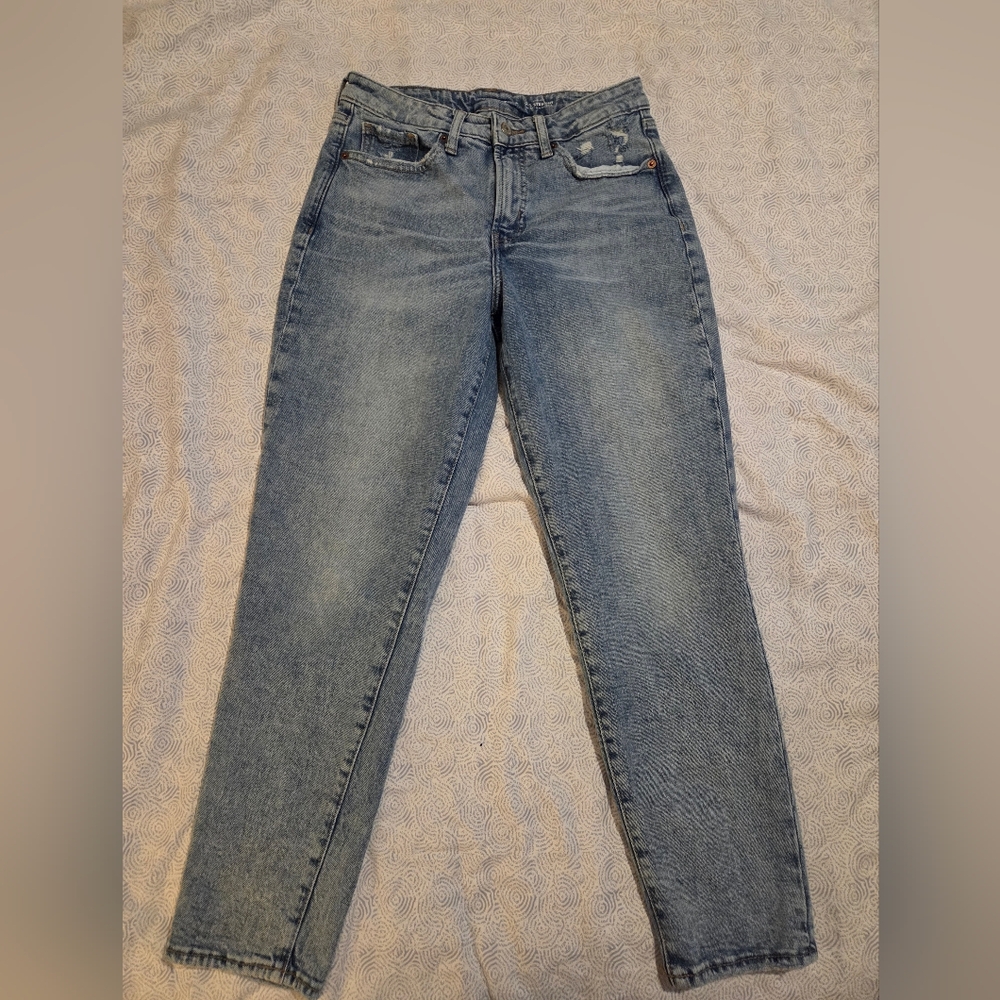 Old Navy Distressed Blue Denim Jeans